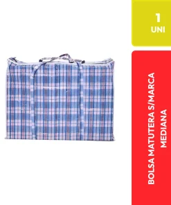 Bolsa Matutera Mediana Sin Marca a Cuadros