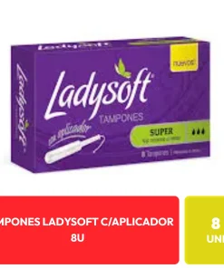 Ladysoft Tampones con Aplicador Super 8 Unidades