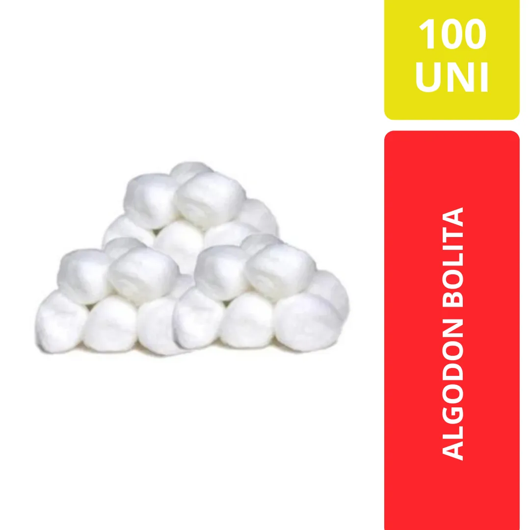 Algodón Bolita 100 Unidades