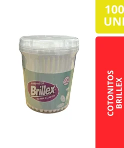 Brillex Cotonitos Extra Suaves 100 Unidades - Comercial Elías