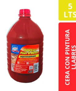 Cera con Pintura Llabres para Pisos y Muros Impermeabilizante 5 Litros