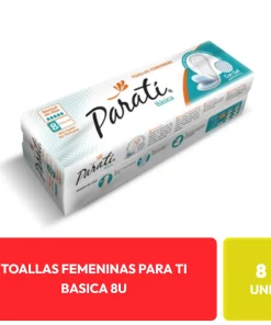 Parati Toallas Femeninas Básica Normal Sin Alas 8 Unidades