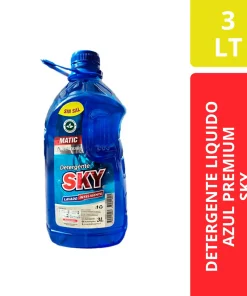Sky Detergente Líquido Azul Premium Matic Concentrado 3 LT
