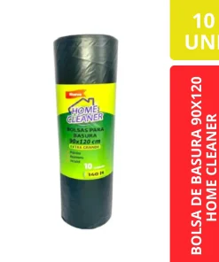 Home Cleaner Bolsas de Basura Extra Grandes 90x120 cm x 10 Unidades