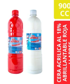 CERA LLABRES ACRILICA ROJA AL 18% AUTOBRILLO *900CC LLABRES