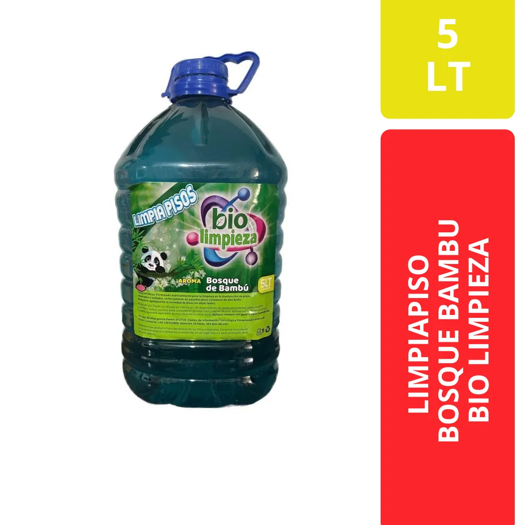 Bio Limpieza Limpia Pisos Bosque Bambú 5 LT