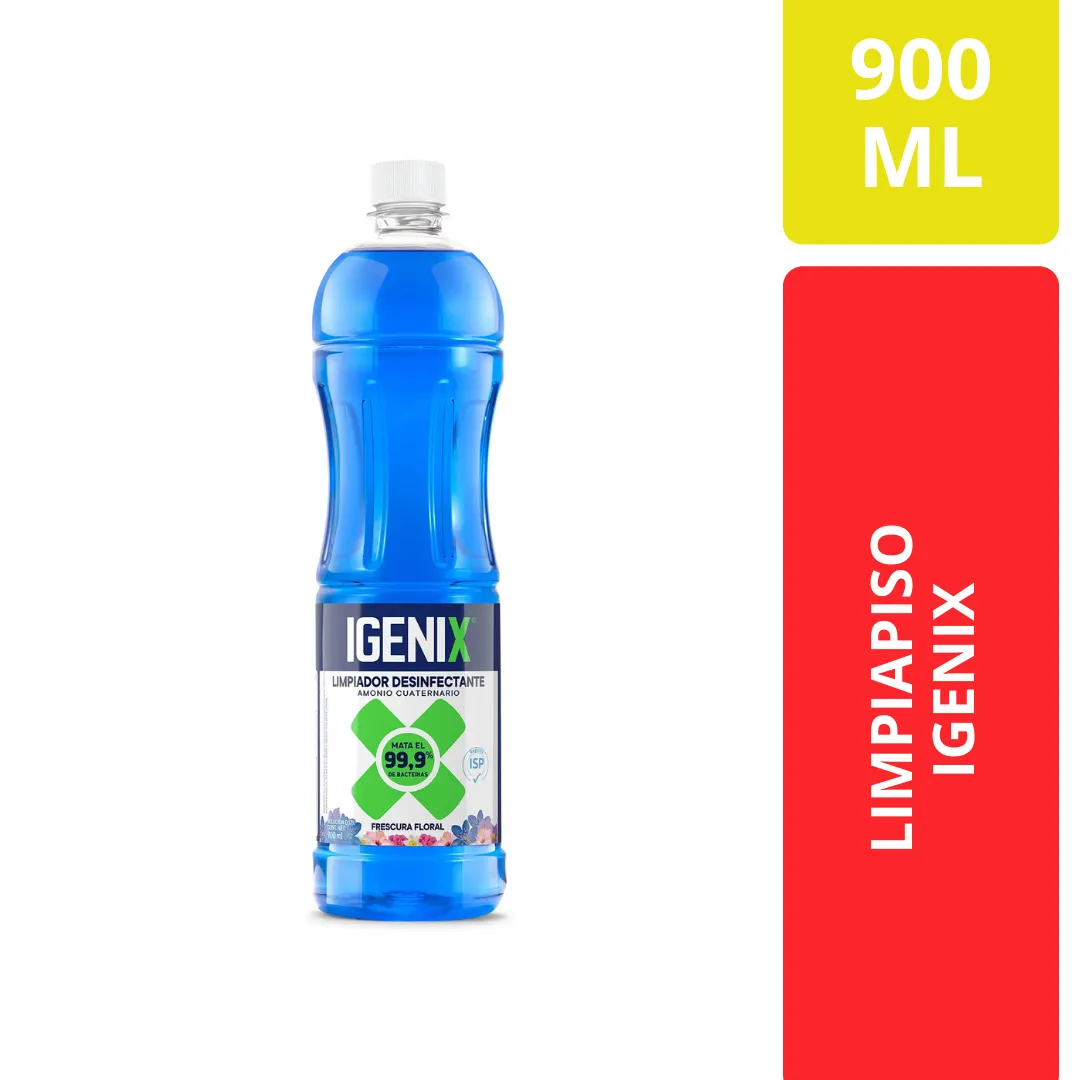 IGENIX Limpiador Desinfectante de Pisos Frescura Floral 900 ML