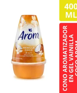 Arom Cono Aromatizador en Gel Vainilla Coco 190g