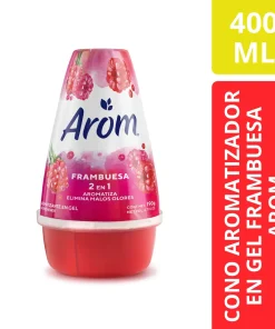 Arom Cono Aromatizante en Gel Frambuesa 2 en 1 190g