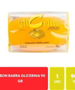 Glicerina Jabón de Tocador Barra Ambar Cavallaro 90g