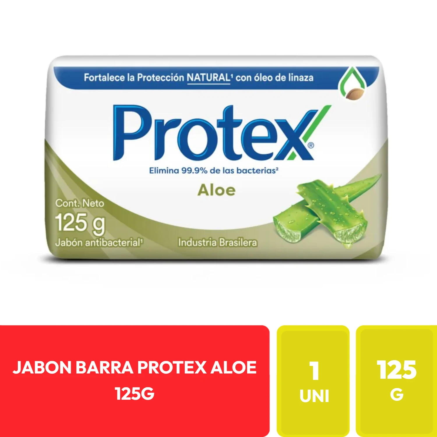 Protex Jabón en Barra Aloe 125g