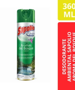 DESODORANTE AMBIENTAL SAPOLIO 360ML AROMAS DE BOSQUE
