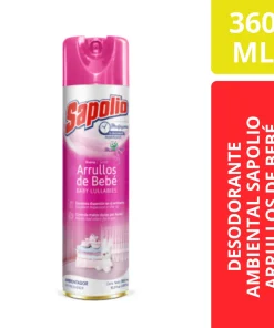 SAPOLIO Desodorante Ambiental Arrullos de Bebé 360 ML