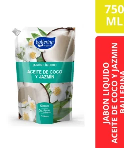 Ballerina Jabón Líquido Aceite de Coco y Jazmín 750 ML