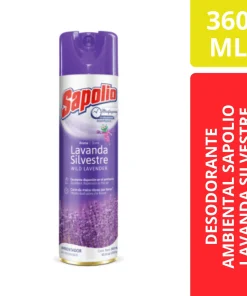DESODORANTE AMBIENTAL SAPOLIO 360ML LAVANDA