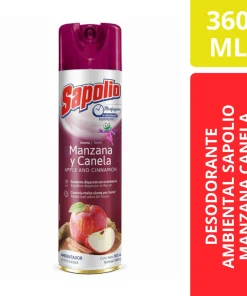 DESODORANTE AMBIENTAL SAPOLIO 360ML MANZANA CANELA