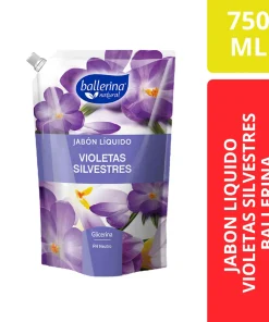 Ballerina Jabón Líquido Violetas Silvestres 750 ML