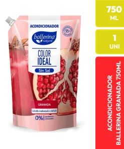 Ballerina Acondicionador Color Ideal Granada Doypack 750 ml
