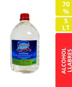 Alcohol Llabres Etílico Desnaturalizado al 70% 5 LT