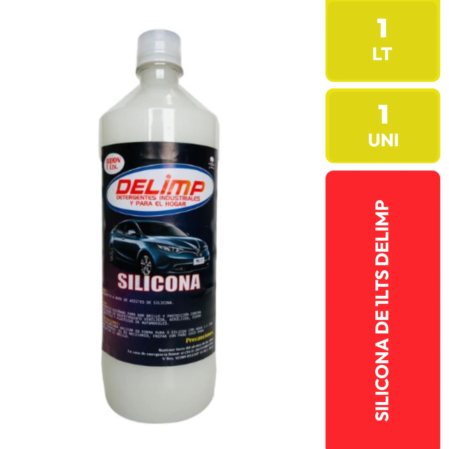 DELIMP Silicona para Vehículos y Hogar 1 LT