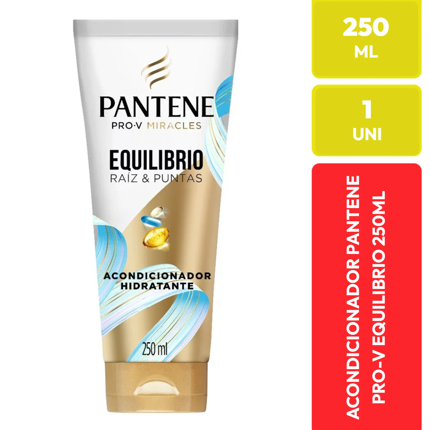 Pantene PRO-V Miracles Acondicionador Hidratante Equilibrio Raíz y Puntas 250 ml