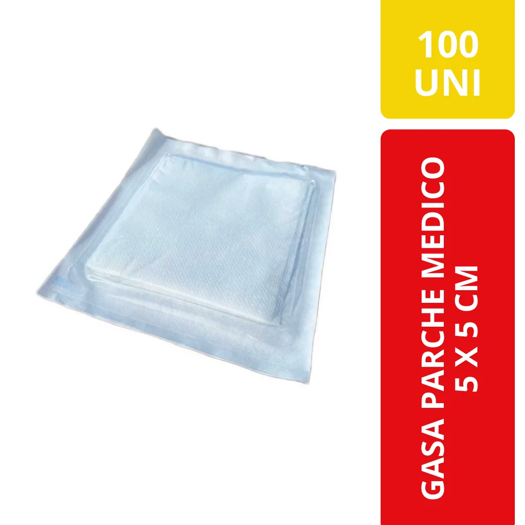 Medco Gasa Parche Médico 5x5 cm 100 Unidades