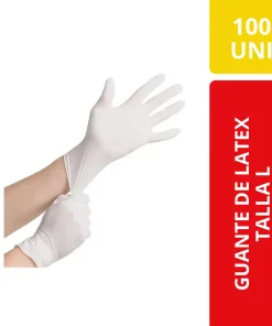 Guante Látex Talla L 100 Unidades
