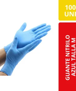 Guante Nitrilo Azul Talla M 100 Unidades