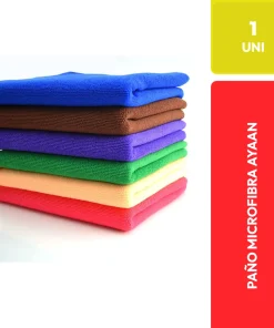Paño Microfibra Ayaan para Limpieza Colores Surtidos