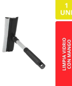 Limpia Vidrios con Mango y Esponja - 1 Unidad
