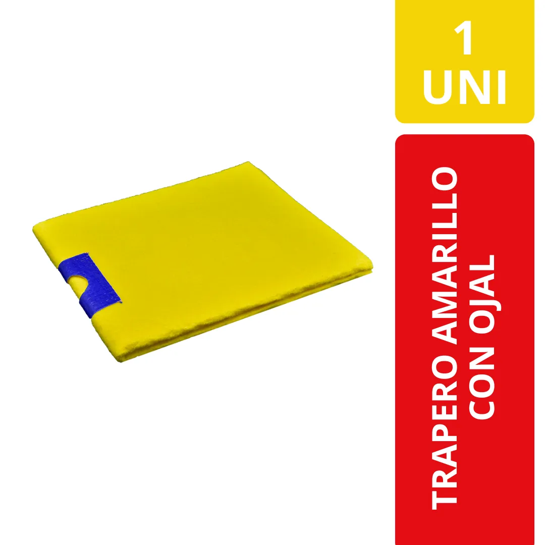 Trapero Amarillo con Ojal 1 Unidad