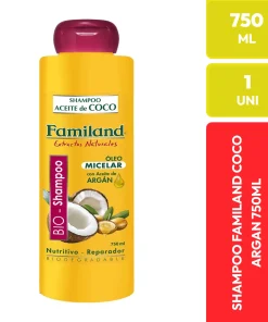 Shampoo Familand Coco y Argán Óleo Micelar 750 ML