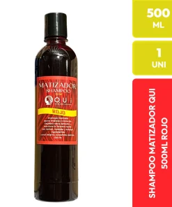 QUI Shampoo Matizador Rojo Sin Sal 500 ML