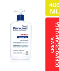 DermoCream Crema Corporal Urea 10% Piel Extra Seca 400 ML