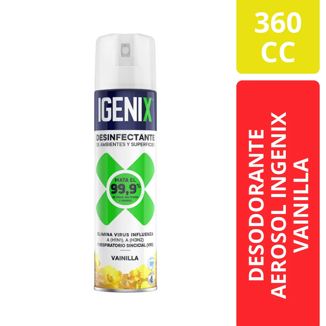 Igenix Desinfectante Aerosol Vainilla 360 CC