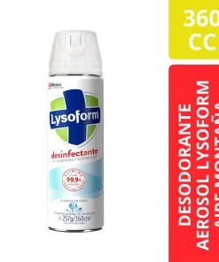 Lysoform Desinfectante Aerosol Aire Montaña 360 CC