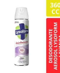 Lysoform Desinfectante Aerosol Lavanda 360 CC