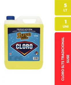 Suse Deluxe Cloro Tradicional Triple Acción 5 Litros
