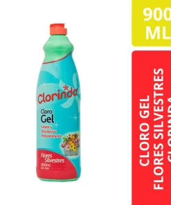 Clorinda Cloro Gel Flores Silvestres 900ml - Comercial Elías