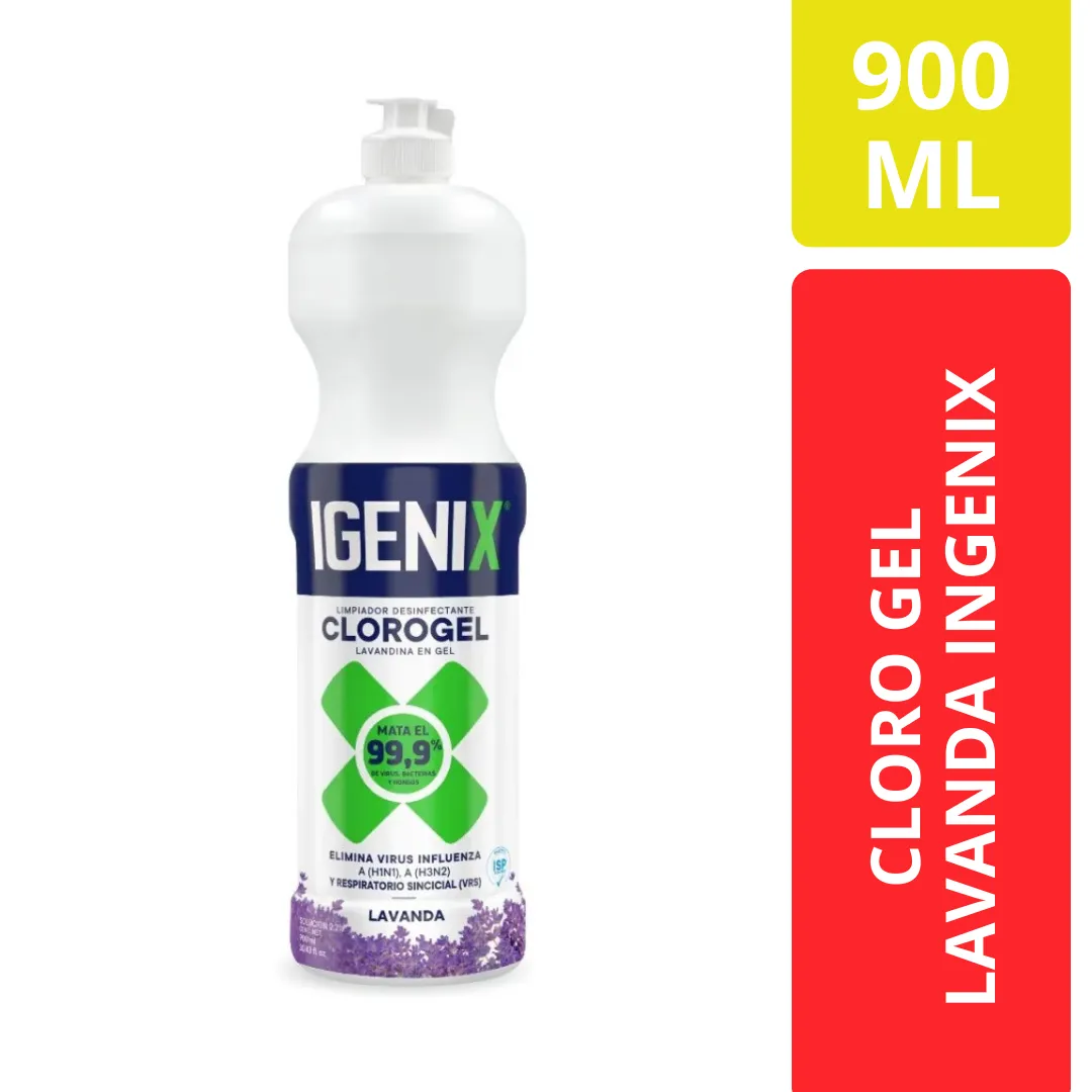 Igenix Cloro Gel Lavanda 900 ML