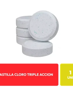 Pastilla Cloro Triple Acción para Piscinas 1 Unidad