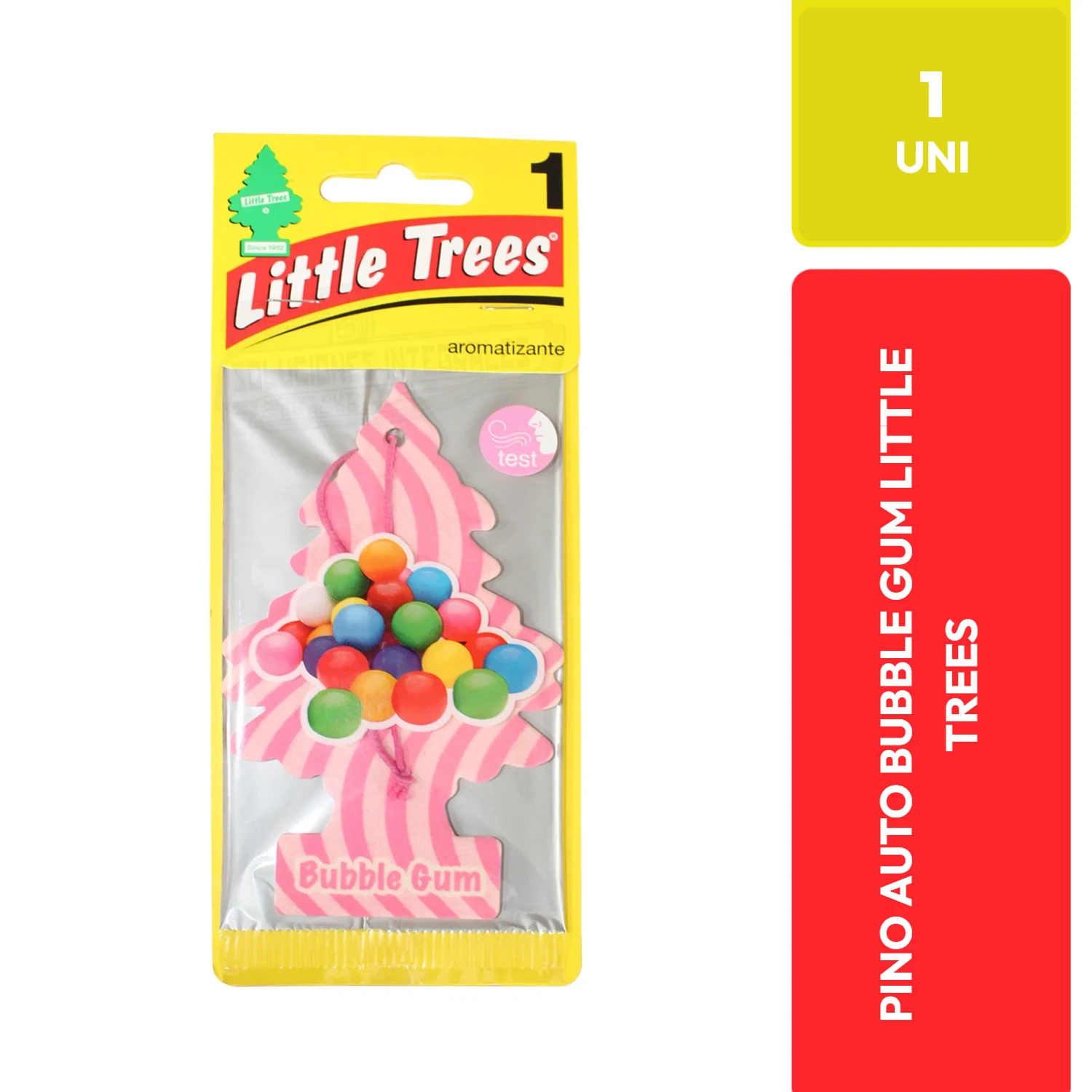 Little Trees Aromatizante Bubble Gum 1 Unidad