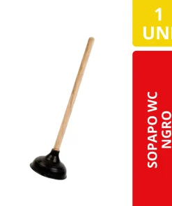 Sopapo WC Negro 1 Unidad