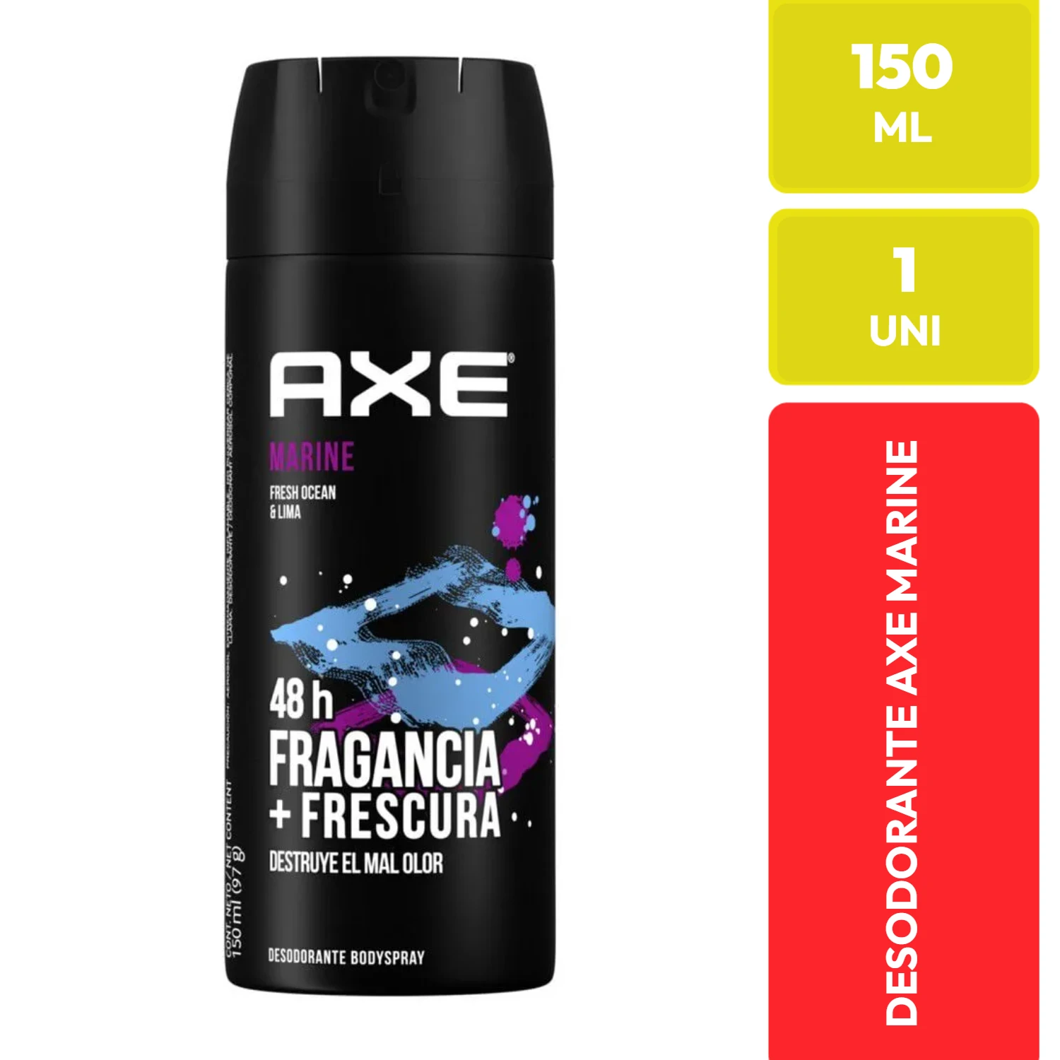 Axe Desodorante Bodyspray Marine Fresh Ocean & Lima 150ml