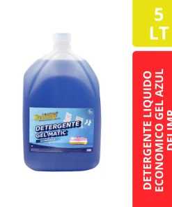 Delimp Detergente Líquido Gel Matic Económico 5 LT
