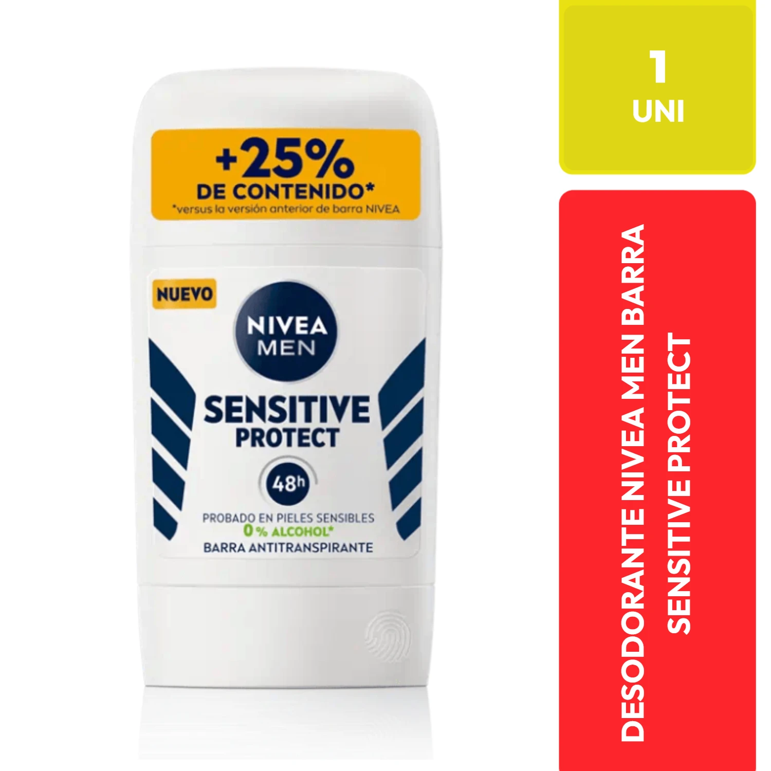 Nivea Men Sensitive Protect Barra Antitranspirante