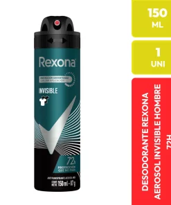Rexona Desodorante Aerosol Invisible Hombre 72h 150 ML