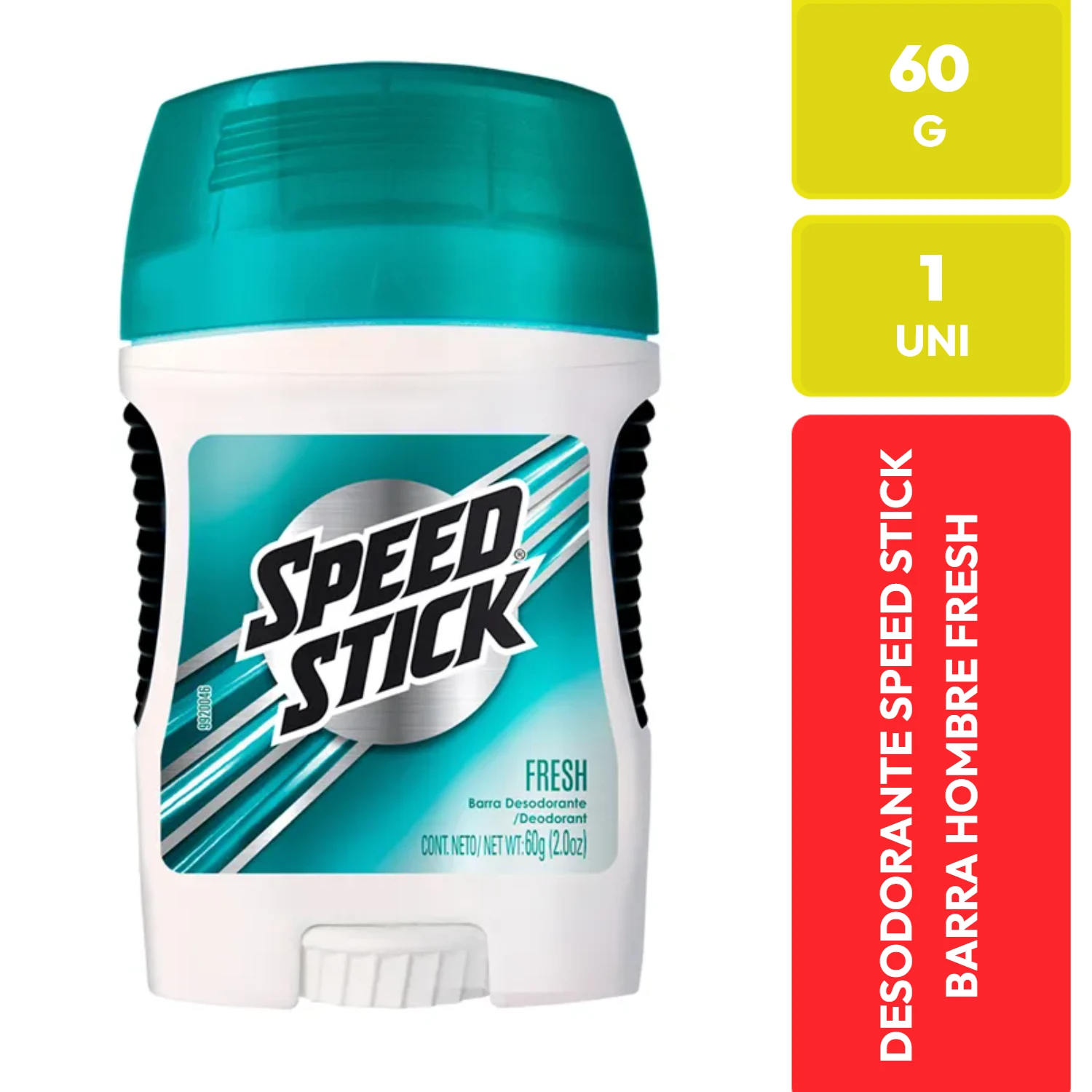 Speed Stick Desodorante Barra Hombre Fresh 60g