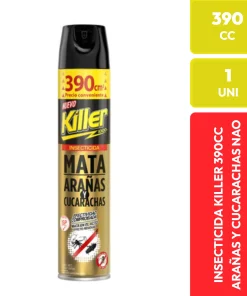 Killer Insecticida Arañas y Cucarachas 390cc