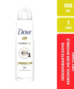 Desodorante Dove Invisible Dry Aerosol 150ml